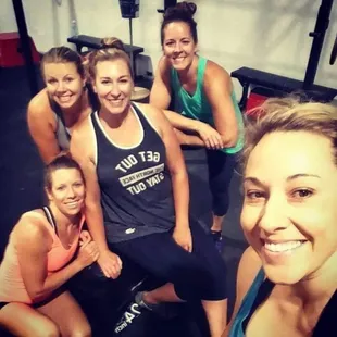 6am ladies having fun.