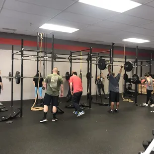 Strength session before workout