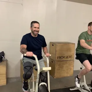 Working hard with a smile!