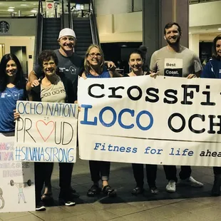 Welcoming Silvana home from the CrossFit Games, 2018