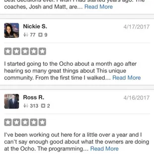 Don't forget to check out the dozens of 5 Star reviews from actual members that Yelp decides to hide!!