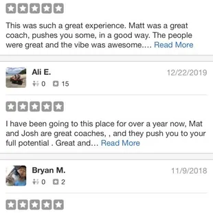 Don't forget to check out the dozens of 5 Star reviews from actual members that Yelp decides to hide!!