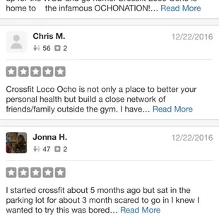 Don't forget to check out the dozens of 5 Star reviews from actual members that Yelp decides to hide!!