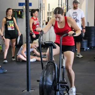 Everyone loves the assault bike...