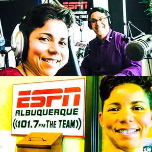 Owner Dr. Anti Nelly Soto-Hernández, radio talk show On point ESPN Albuquerque 101.7 FM