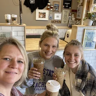 Delicious coffee and baked goods!