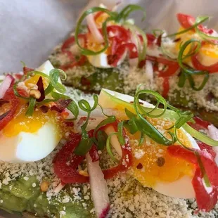 Avocado Toast from our Breakfast and Lunch menus