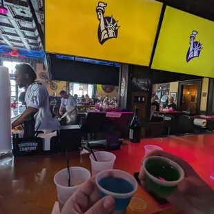 Jello shots for Saints touchdowns