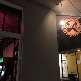 Front of the new bar along with event photos