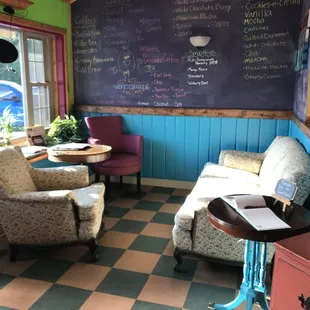 Comfy conversation space