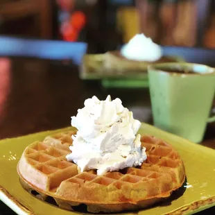 Pumpkin waffle