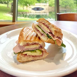 Our Ham, Apple, Brie is where salty meets sweet on a baguette. You'll definitely want to try this sandwich
