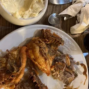 Broasted chicken ( all white meat) with mashed potatoes