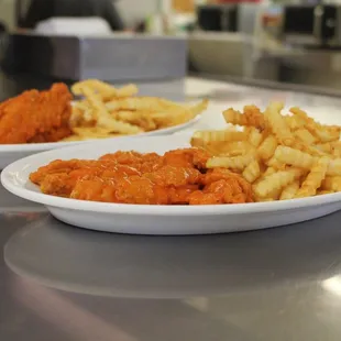 Buffalo Strips and fries!!