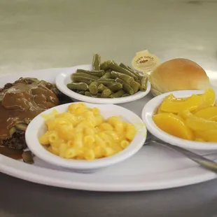 Mushroom Steak is a must have and look how much food you get for the price!