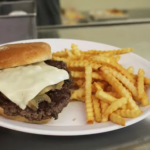 A1 Swiss Burger and Fries Is one of the most popular burgers.. but we have many more options.