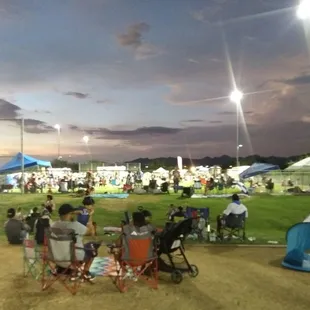 7/4: Camped out and spaced responsibly