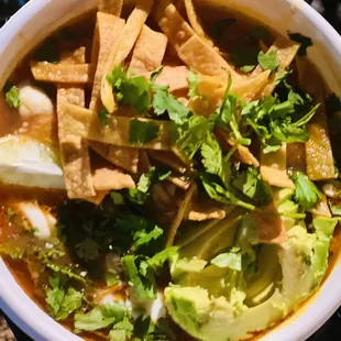 Tortilla Soup (daily special, not on regular menu)