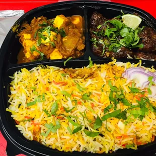 Lunch Combos 

Non Veg Lunch Combo - $9.99
Veg Lunch Combo -$8.99
