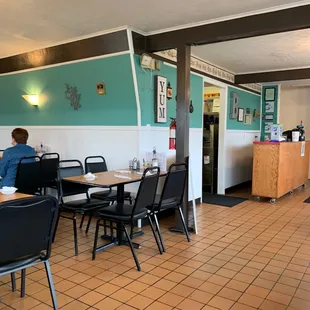 a man sitting at a table