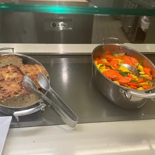 Hot foods (this week was meatloaf)