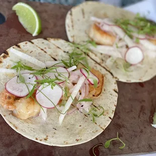 Shrimp tacos