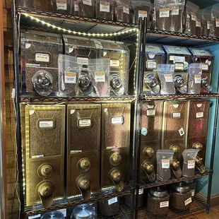 Nice selection of coffee beans