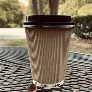 the autumn leaves latte is so good! and it&apos;s available year round!!