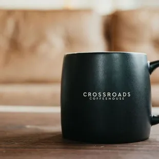 Our new black ceramic mugs are available