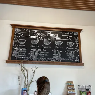 Crossroads coffee House menu