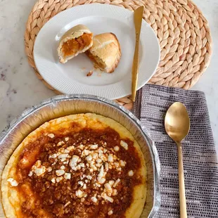 Pumpkin Empanada &amp; Lamb Ragu w Polenta are both so good! Love the quick and efficient online ordering system