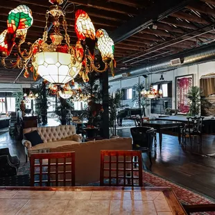 Upstairs Event Rental and Party Room Tiki Bar Tiki Lounge Theme