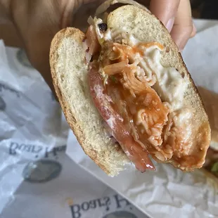 Buffalo chicken sandwich