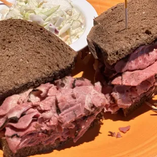 Crossroads Pastrami on Pumpernickel