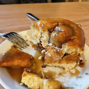 Seriously the caramel and pecans... we fought over the middle