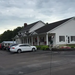 Plenty of parking and nice curbside appeal