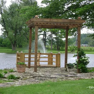 View from the outside patio dining area.