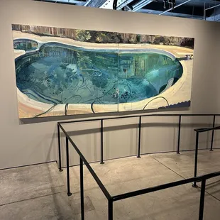 Pool Art in lobby, unfortunately the only pool