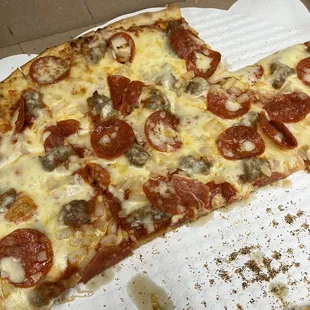 Pepperoni, Sausage, Onion