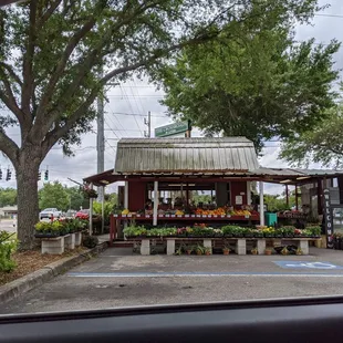 Hoping for some delicious corn and strawberries.