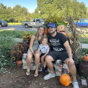 For the fall they had a cute little photo op!