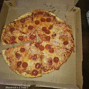Large pepperoni pizza, $23 1/28/24.