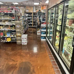 Inside the store