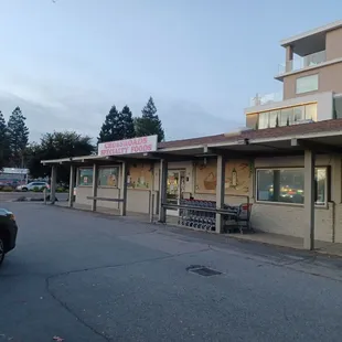 Exterior. Go inside for goodness.