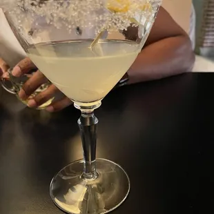 Lemon drop martini