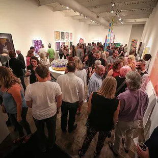 Artist Brantley Ellzey's opening reception for "Sweet" in October 2016