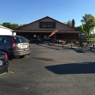 the parking lot