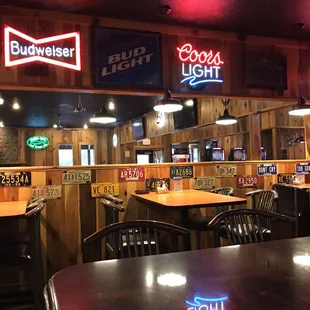 Large bar area. Not used to bars that allow smoking, so If you smoke you&apos;ll love it, if not, find somewhere else.