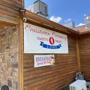 the outside of the building