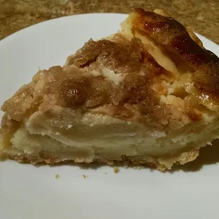 Apple custard pie.